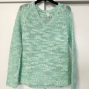 Aeropostal blue knitted sweater